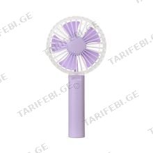 მინი ვენტილატორი/1200mAh 3in. Foldable Fan (Purple) Type C