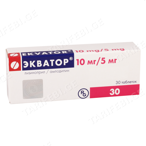 ეკვატორი ტაბლეტი 10მგ+5მგ #30