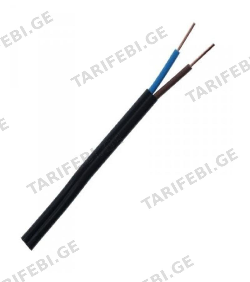 ელ. სადენი 2 * 4 CYKYLO-U ერთწვერა, შავი Delta Cable