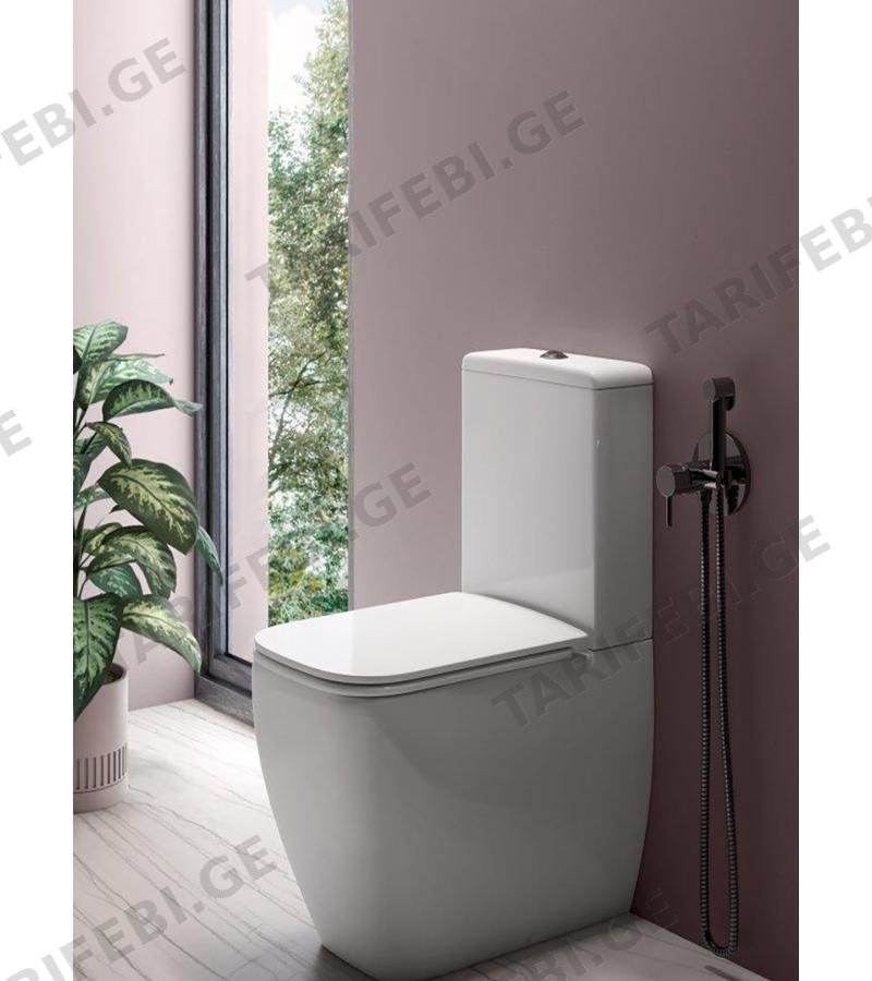 უნიტაზი ავზით Metropolitan deluxe თეთრი, მექან, სახურ. #MP05SCAWHA / MP29AWHA RAK CERAMICS