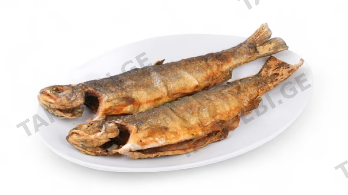 კალმახი შემწვარი