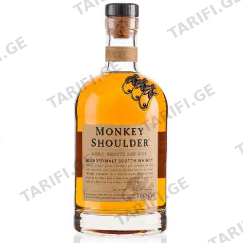 ვისკი მანქი შოულდერი 40% /Monkey Shoulder/ 0,7ლ