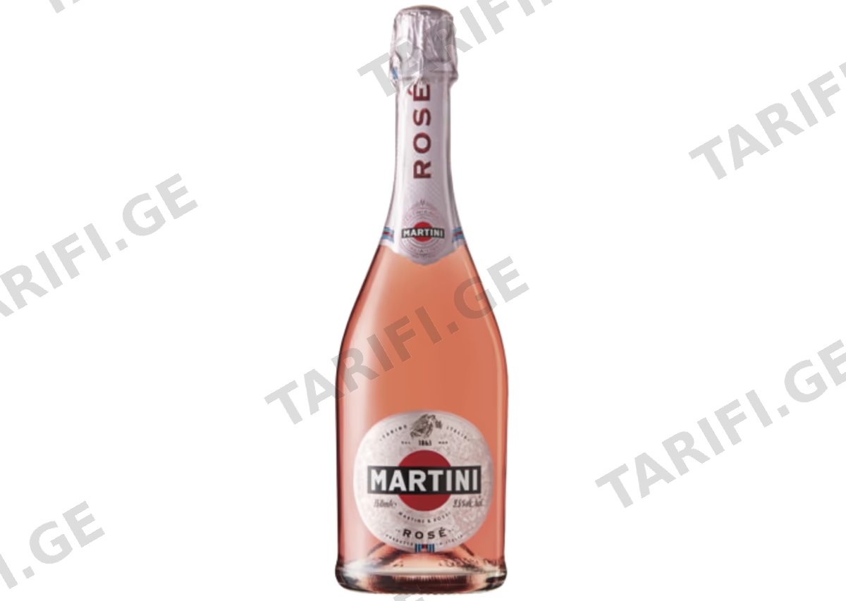 ცქრიალა ღვინო Asti Martini, როზე ნახევრად-მშრალი