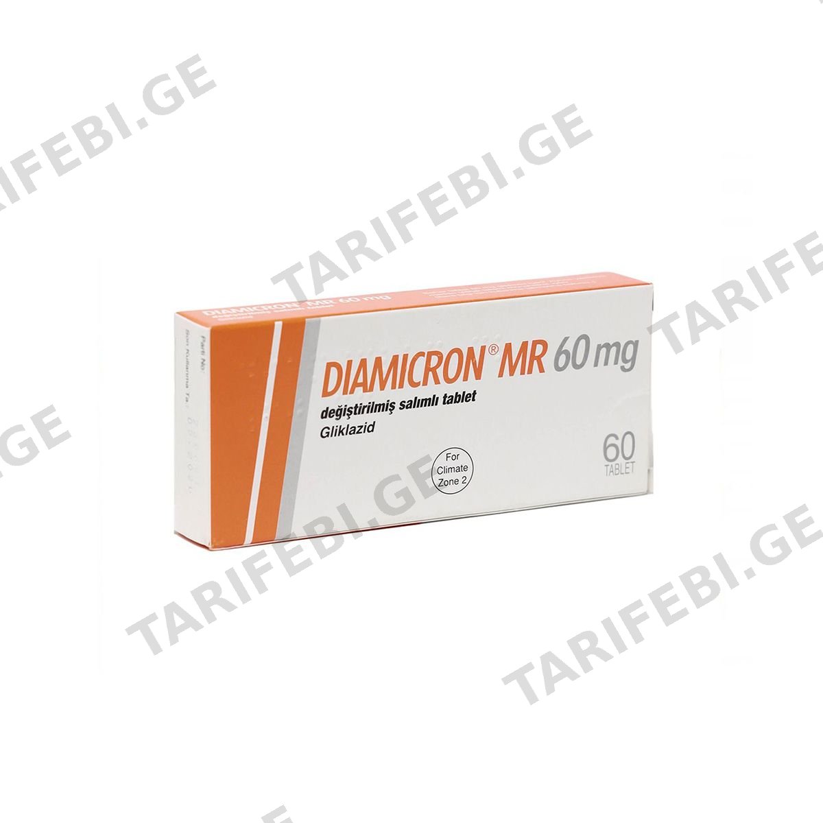 დიამიკრონი MR - Diamicron MR 60მგ 60 ტაბლეტი