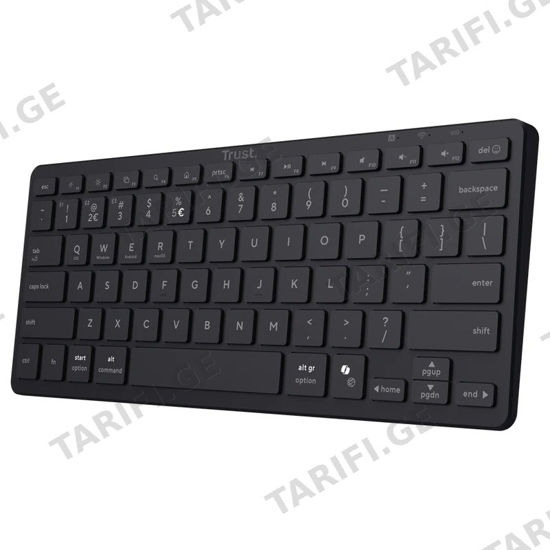უსადენო კლავიატურა TRUST NADO II MULTI-DEVICE BLUETOOTH