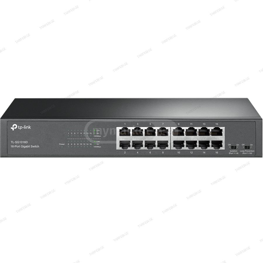 TP-Link 16-Port Gigabit Desktop Rackmount Switch TL-SG1016D