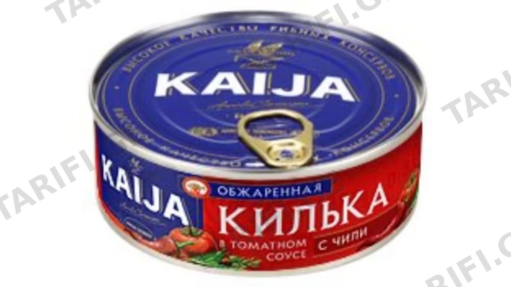 Kaija შებოლილი კილკა ტომატში 240გრ