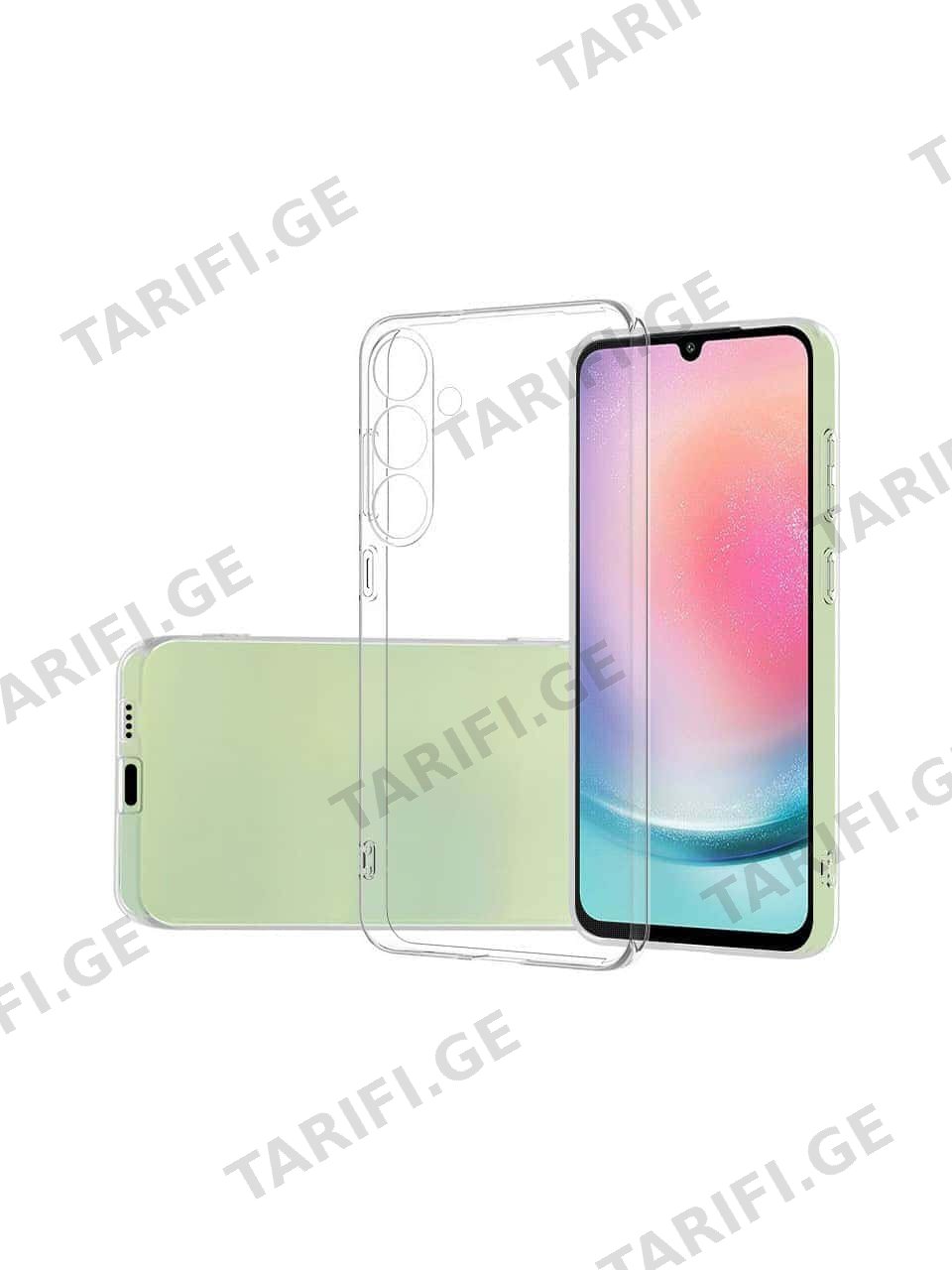Samsung Galaxy S25 Lux Clear Case გამჭვირვალე სილიკონის ქეისი