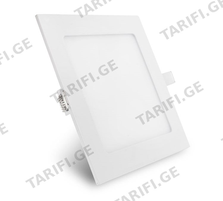 პანელი LED XG008 12W 3000K კვადრატი