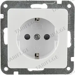 როზეტი DPM QAD1012W Schuko დამიწებით