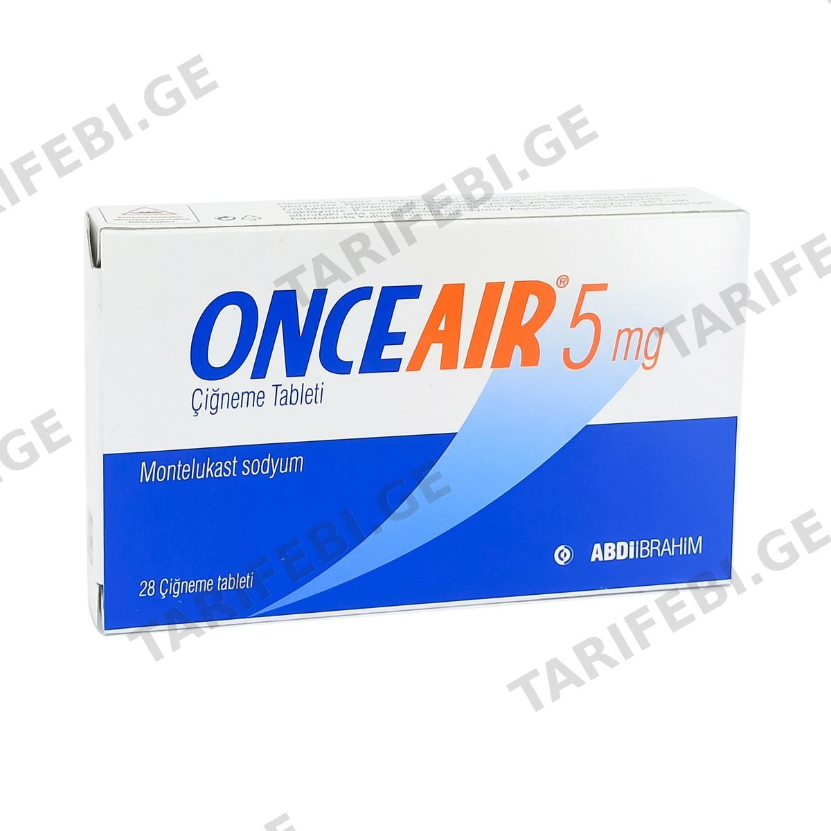 ვანსეარი - Onceair 5მგ 28 საღეჭი ტაბლეტი
