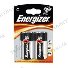 ელემენტი Energizer Alkaline C LR14 2 ც