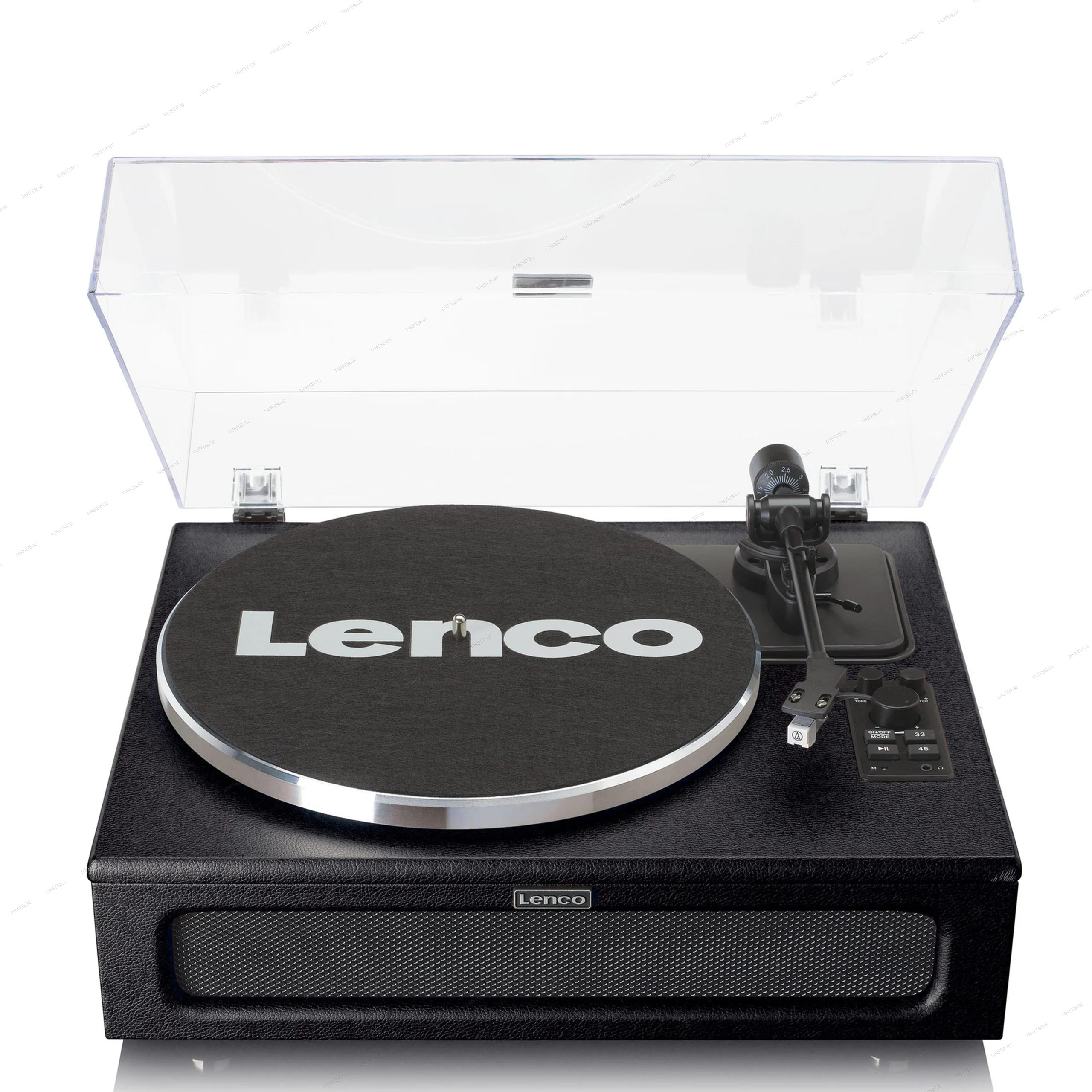 Lenco LS-430BK Turntable with BT, MMC, 4 speakers built-in