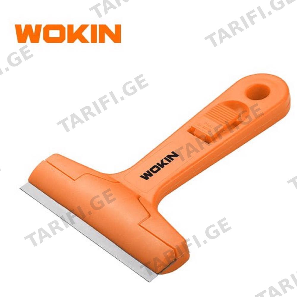 კედლის საფხეკი Wokin 301018, 100×18.5mm, Wall Scraper, Orange
