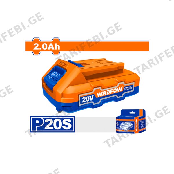 ელემენტი 2.0Ah-20V Li-Ion (WLBP520) WADFOW
