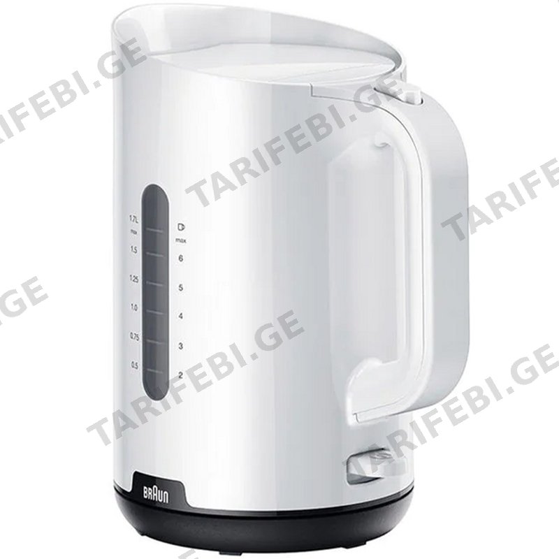 ელექტრო ჩაიდანი BRAUN WK1100WH (1.7 L, 2200 W)