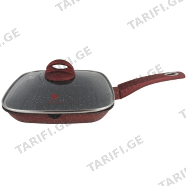 ტაფა-გრილი BERLLONG LAVA STONE RGF-24G 24 სმ