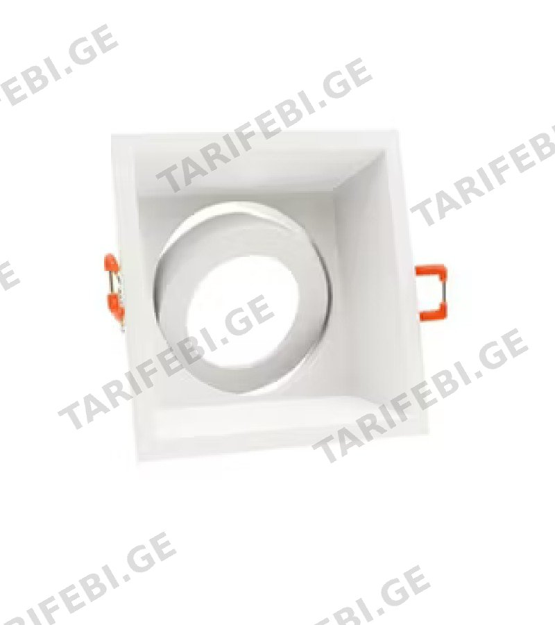 წერტილოვანი განათების ჩარჩო ოთხკუთხედი WHITE / CT-5003 PUMA მწარ. CATA