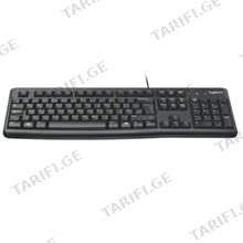 LOGITECH K120 სადენიანი მემბრანული კლავიატურა