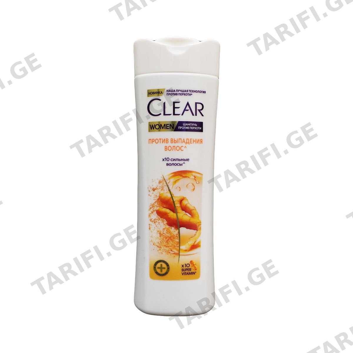 შამპუნი თმის ცვენის 380 მლ 5142 ქლეარი - Clear
