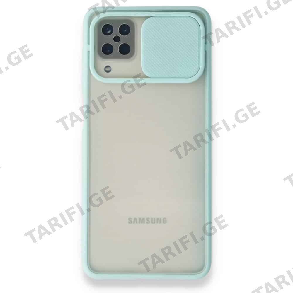 Samsung Galaxy A12 Palm Camera Sliding Silicone Case კამერის დაცვით ქეისი