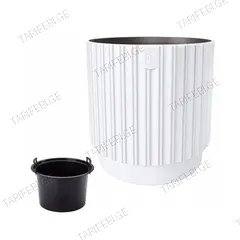 ქოთანი ყვავილის FORM PLASTIC Mika Cyli 30 white