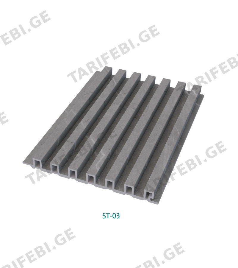 დეკორატიული პანელი 148 FLUTE WB PVC 148*2900 ST-03