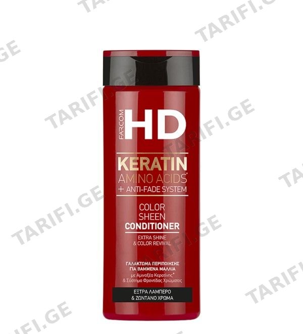 ეიჩ დი კონდიციონერი 0880 Color Sheen შეღებილი თმისთვის 330მლ *