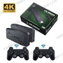 M8 Pro Retro Game Stick 4K 10 000 games სათამაშო კონსოლი