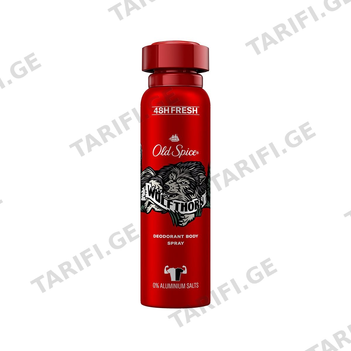 დეოდორანტი Wolfthorn 150მლ 6564 ოლდ სპაის - Old Spice