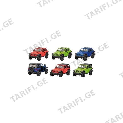 გოკი - სათამაშო მანქანა Jeep Wrangler 2018 /3წლ+