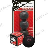 SQUASH BALL DUNLOP D SB PROGRESS 3BBL (3 ც)