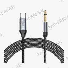 კაბელი Tech-Protect Ultraboost Adapter Type-C to Aux Mini Jack 3.5MM