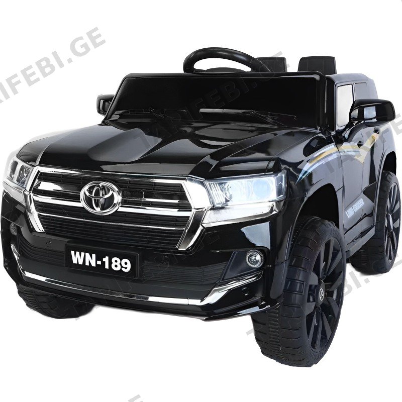 ბავშვის ელექტრო მანქანა TOYOTA D-189-B ტყავის სავარძლით