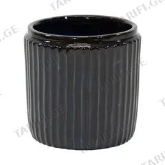 ქოთანი კერამიკული Mega Collections Hamlet Cylinder Night D25H25