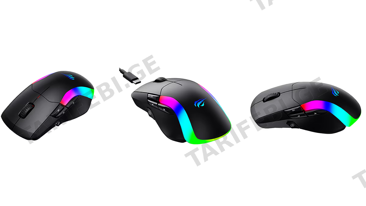 HAVIT MS959W RGB DUAL MODE GAMING უსადენო მაუსი