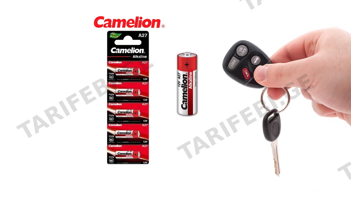 Camelion A27 ელემენტი (1ცალი) (5094)