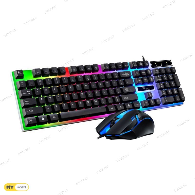 Gaming keyboard and mouse T6 kombo (კომპლექტი)