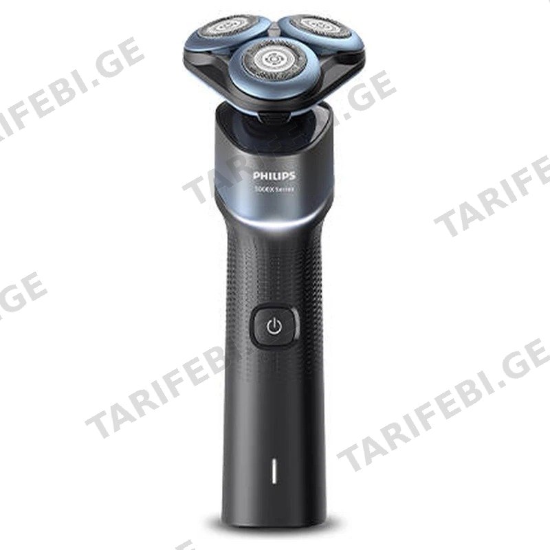 წვერსაპარსი PHILIPS X5006/00 სველი და მშრალი პარსვისთვის შავი