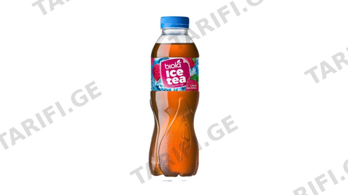 ცივი ჩაი/Biola ჟოლო/0.5 ლ