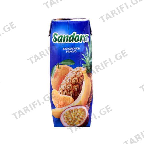 წვენი მულტიხილი / სანდორა / 0,25ლ