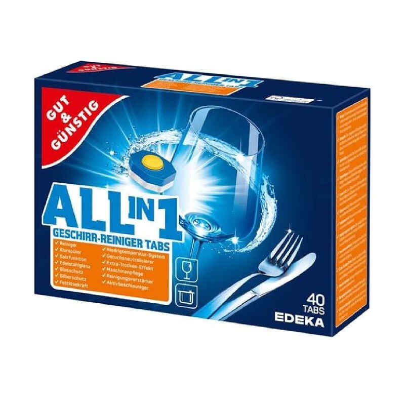 Dishwashing tablets /G&G/ 40 pcs