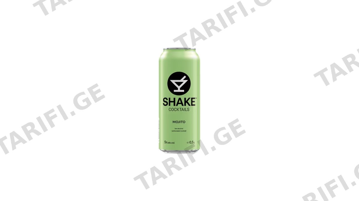 SHAKE კოქტეილი მოხიტო ქილა 0.5ლ