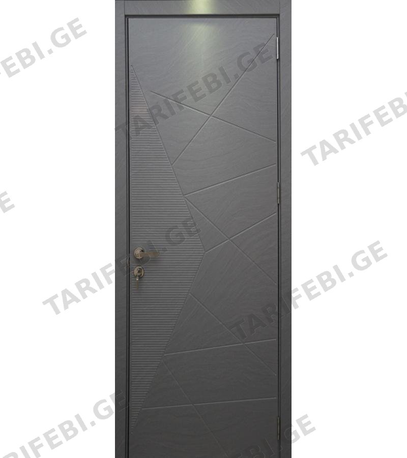 კარი MDF Соло-3 ზომა. 80*2150 ფერი. ПВХ Дюна Темная
