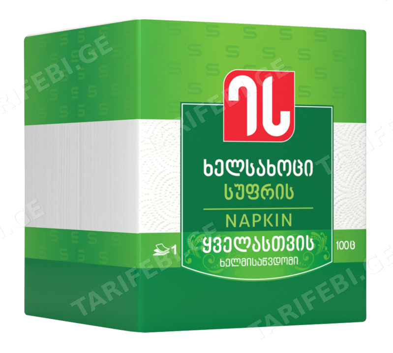 ხელსახოცი /ეს/30*30/2ფ/40ც