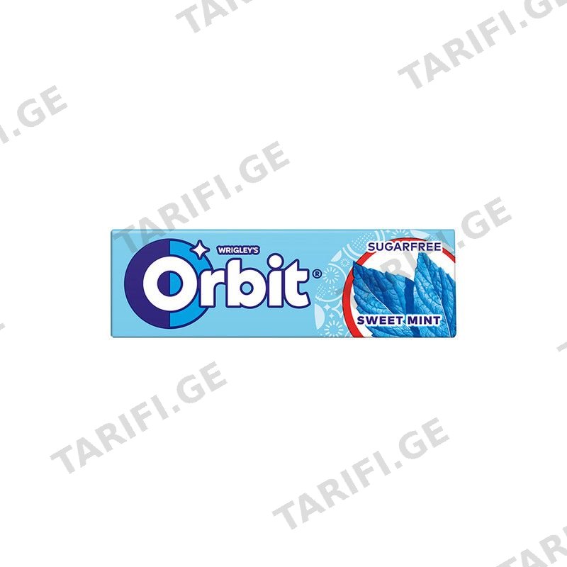 საღეჭი რეზინი ტკბილი პიტნა 13.6გრ ორბიტი