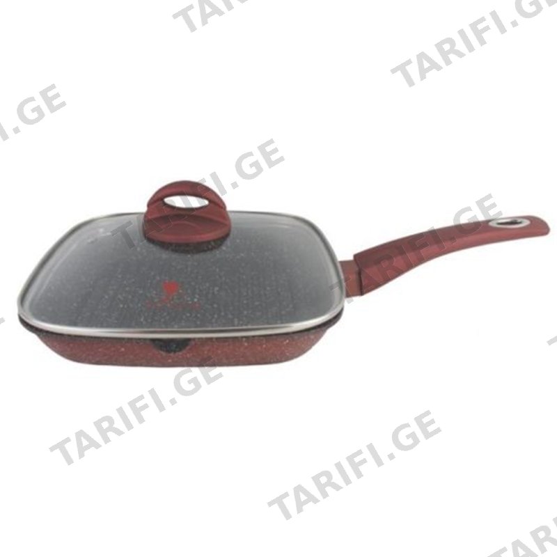 ტაფა-გრილი BERLLONG LAVA STONE RGF-24G (24CM)