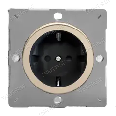 როზეტი Varilight EG5FBS Schuko დამიწებით