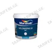 საღებავი ინტერიერის- silicone mat marshall 7.5ლტ თეთრი