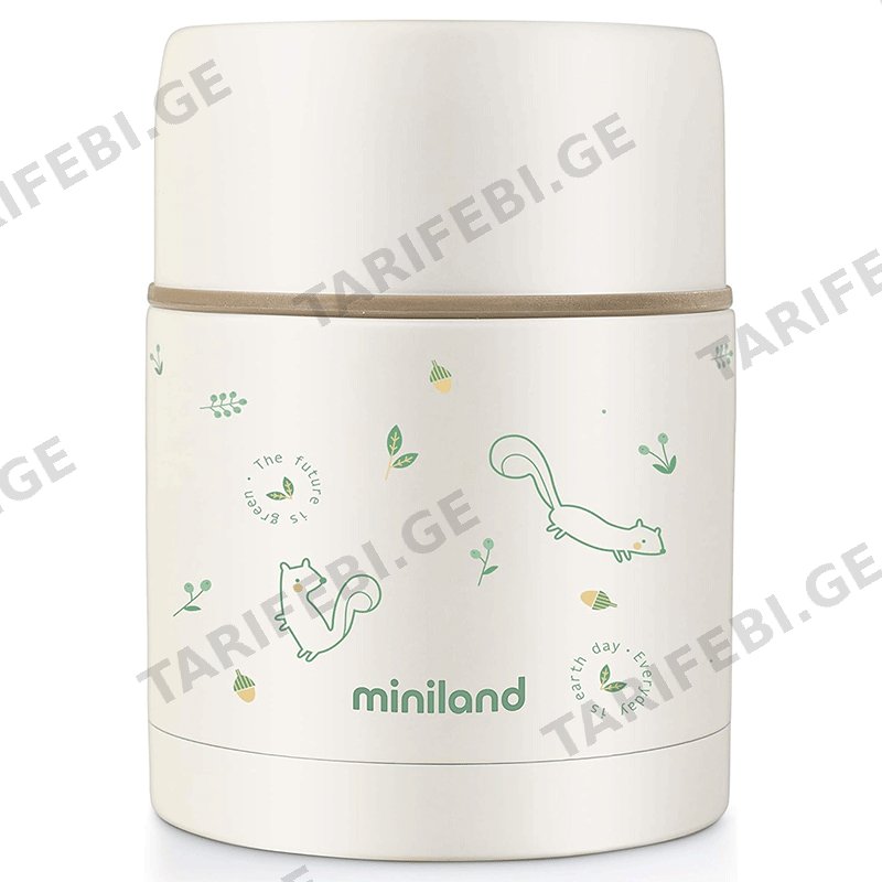 თერმო ქილა საკვებისთვის MINILAND NATURE FOOD THERMOS CHIP (600 ML)